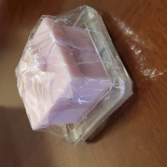 4x Candle with holder 2" pink - Picture 3 of 4